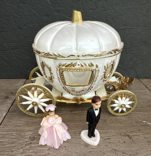 Vtg wilton pumpkin carriage - vtg,